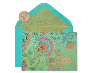 Thank You Cards with Envelopes, Floral (12-Count) - Picture 1 of 5
