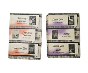 Detective Book Club Mystery Hardcover 2 Vintage Books 1987-88 - Imagen 1 de 23