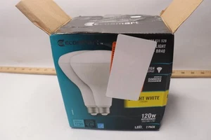(2-Pk) Ecosmart BR40 Flood Dimmable LED Light Bulb Bright White 1008 631 528 - Picture 1 of 4