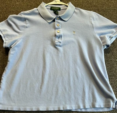 Camisa Polo Lauren Ralph Lauren Informal Manga Corta Cuello Para Mujer Talla 1X Foto 1 de 4