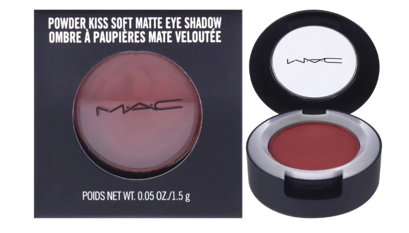 MAC Powder Kiss Soft Matte Eyeshadow Devoted To Chili 0.05 oz/1.5g - Image 1 of 1