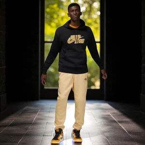 Nike Air Jordan 2 PC Sweatsuit Men's Size 2XL Matching Fleece Tracksuit NWT - Picture 1 of 13