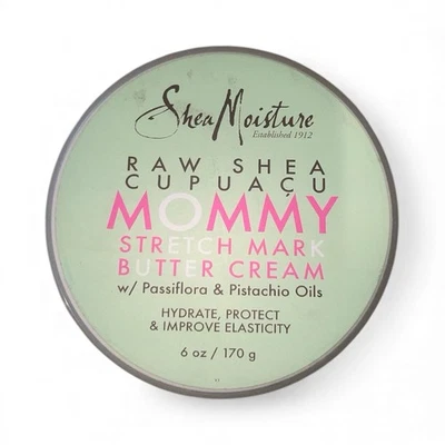 Crema de mantequilla de karité cruda hidratante cupuacu mamá estrías 6 OZ descontinuada Foto 1 de 2