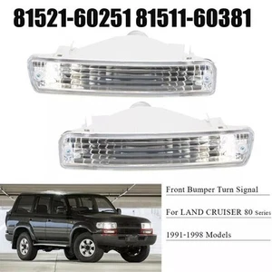 Front Turn Signal Light For Car Front Bumper High Reliability ABS+PC Material - Picture 1 of 9