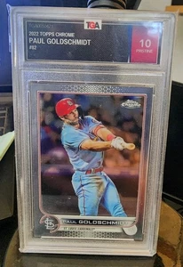 2022 Topps Chrome Paul Goldschmidt #82 TGA 10 Pristine Cardinals MVP - Picture 1 of 5