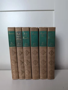 Jane Austen Novels 6 Books Emma Sense And Sensibility Persuasion Pride Prejudice - Picture 1 of 11