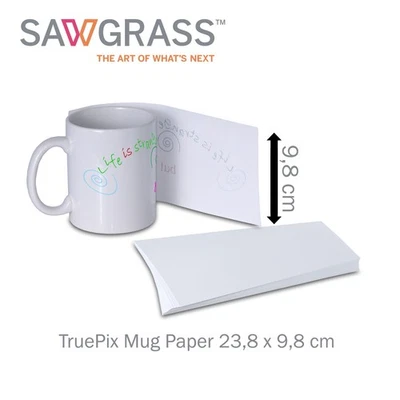 SAWGRASS - 100 Blatt TruePix - Sublimationspapier - 23,8cm x 9,8cm - Bild 1 von 4
