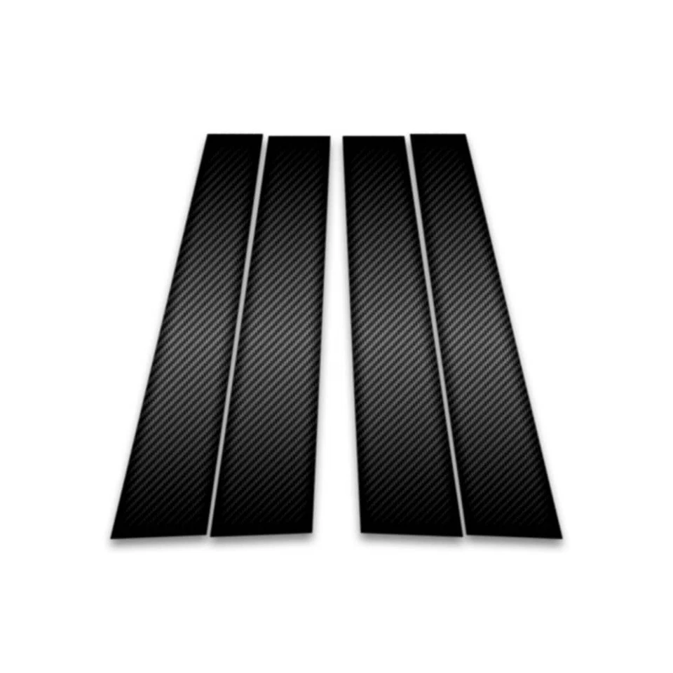 4pc Carbon Fiber Pillar Post Covers for 11-23 Land Rover Range Rover Evoque 4dr - Image 1 of 1