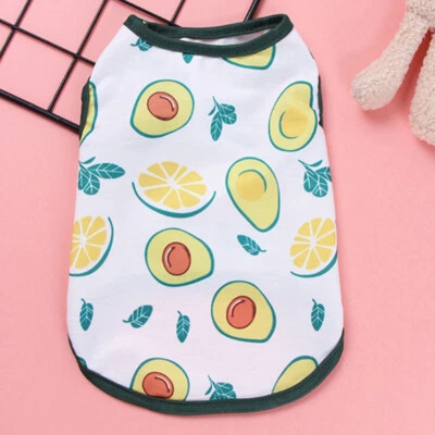 Dog Clothes Puppy Cat Vest Print T Shirt Tank For Small Dog Chihuahua Summer?↔ - Image 1 of 4