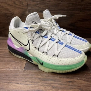 Nike Lebron 17 XVII Low Glow In The Dark Shoes Men's SIZE 9.5 ☆ AUTHENTIC ☆ - Picture 1 of 13