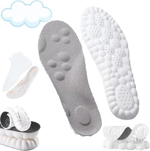 4D Insoles - 4D Cloud Technology Insole -Super Soft, Ultra Comfort Insoles (7-8) - Picture 1 of 9