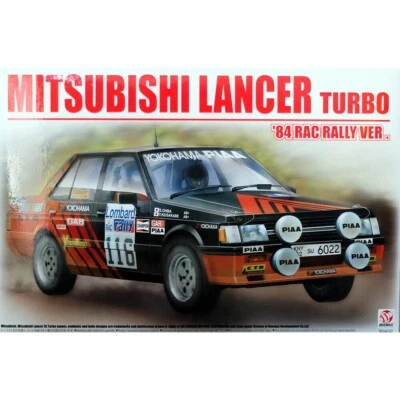 BEEMAX B24022 Mitsubishi Lancer 1984 RAC Rally No.116 Standmodellbausatz 1:24