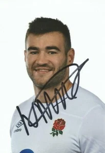 ENGLAND & BATH RUGBY UNION: WILL MUIR SIGNIERT 6x4 PORTRAITFOTO + COA - Bild 1 von 1