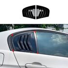 Car Glossy Black Rear Windows E Louver Cover Sticker For 3Series5341
