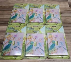 6 Disney Girl Fairies Light Switch Plate Single Toggle Tinkerbell/Periwinkle NEW - Picture 1 of 7