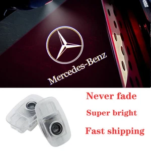 2X Car LED Door Lights Shadow Projector HD For Mercedes Benz CLS-Class 2019-2023 - Picture 1 of 6