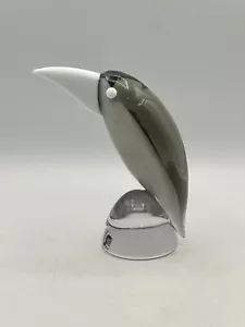 Grosbeak Murano scultura in vetro artistico Livio Seguso Graal vetrerie Germania anni '70 - Foto 1 di 15
