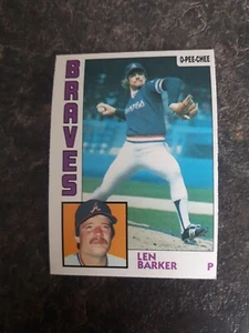 1984 O-Pee-Chee Base Len Barker Card# 309 - Picture 1 of 2