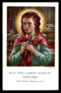 santino - Heilige Karte S.MARIA GORETTI - Bild 1 von 1