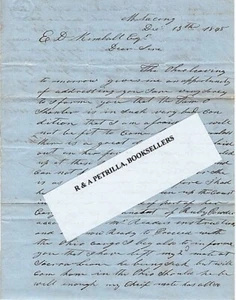 Captain Horace Tufts / 1848 HANDWRITTEN LETTER ALS FROM CAPT HORACE TUFTS 1st ed - Picture 1 of 1