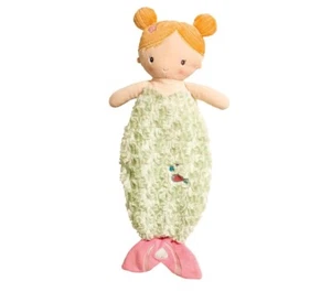 Douglas Baby Mermaid Girl Pink Green Cuddle Toys Security Blanket Lovey 20" - Picture 1 of 5