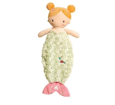 Douglas Baby Mermaid Girl Pink Green Cuddle Toys Security Blanket Lovey 20" - Image 1 of 4