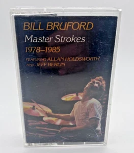 BILL BRUFORD Master Strokes 1978-1985 (Cassette, 1986) HTF JAZZ FUSION - Picture 1 of 5