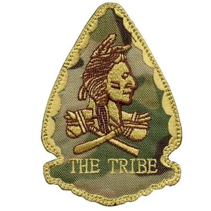 US Navy Seals Red Team Squadron THE TRIBE verde oliva grigio OD toppa gancio - Foto 1 di 3