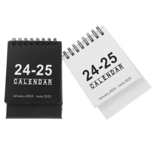 2pcs Household Standing Calendar Convenient Desk Calendar Desktop Table - Picture 1 of 12