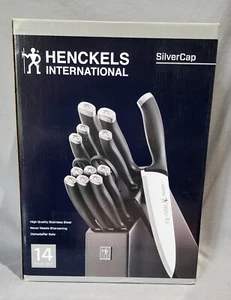 Zwilling JA Henckels Silvercap Knife Block Set - 14 Pieces - NEW! - Picture 1 of 4