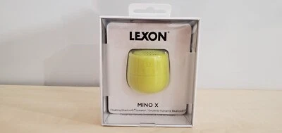 Lexon MINO x Blue­tooth-Laut­spre­cher gelb