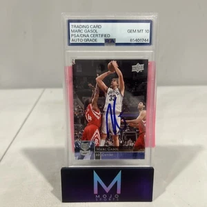 Marc Gasol 2009 Upper Deck PSA 10 Auto Grade - Picture 1 of 1