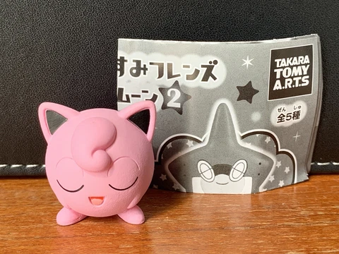 Pokemon Jigglypuff Figure 1” Sleeping Napping w/ Leaflet T-Arts Gacha Toy F/S! Cover