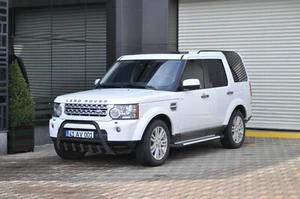 Land Rover Discovery 3 4 eje negro empujón barra a Bull Bar 2005 a 2016 - Imagen 1 de 1