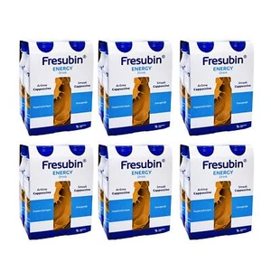 (10,40 EUR/l) FRESUBIN Energy Drink 24er Cappuccino 6x4x200ml Trinkflasche - Bild 1 von 10