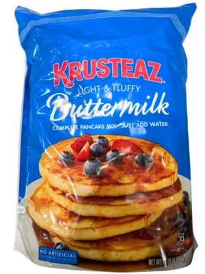 Krusteaz Buttermilk Light & Fluffy Completo Mezcla para Panqueques Bolsa de 10 Lb EXP 06/2027 Foto 1 de 4
