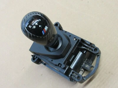 BMW F06 F12 F13 M6 2012-2019 selector de marchas interruptor de palanca de cambios fibra de carbono OEM 17915 Foto 1 de 4