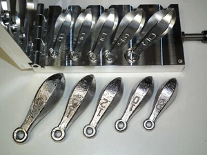 Saltwater Bank Sinker mold 8,10,12,16,20oz CNC Aluminum - Picture 1 of 7