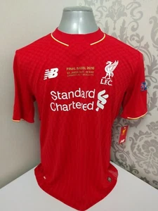 Liverpool 2015/16 Home Europa League Final Shirt - Large - BNWT - Picture 1 of 10