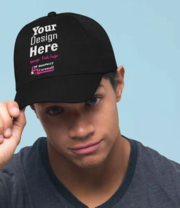 Baseballkappe personalisiert bedruckt - Baseballmütze Sportmütze Geschenk maßgeschneidert bedruckt - Bild 1 von 12