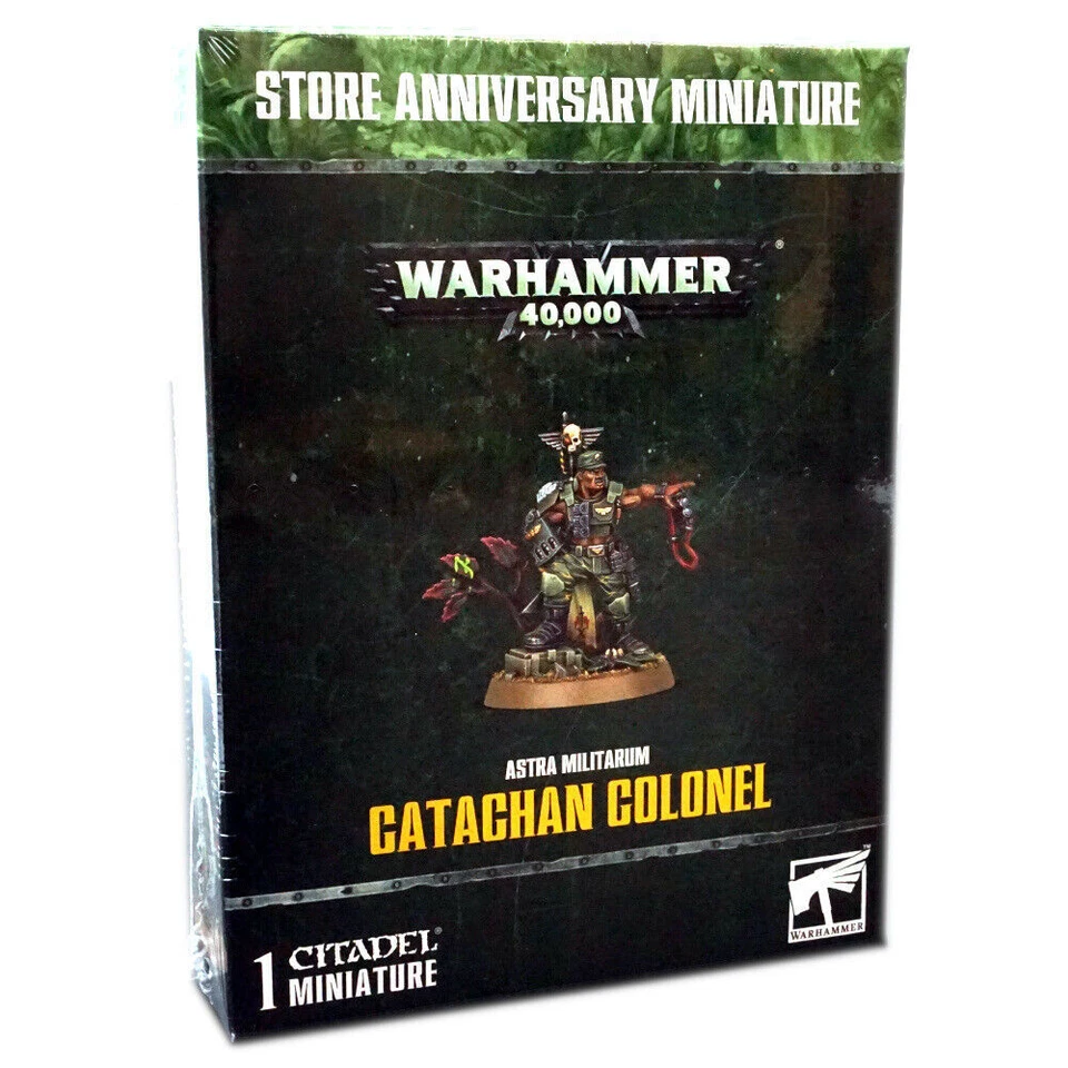 Games Workshop Citadel Warhammer 40K Catachan Colonel Anniversary Figure Single Minature
