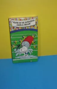 New Sealed You're In The Superbowl Charlie Brown (VHS 1993) NFL SHELL OIL - Foto 1 di 2