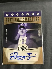 2006-07 Upper Deck Ovation Spotlight Signature Gold #AN Andrea Bargnani/25! kv21