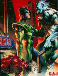 1994 SkyBox DC Master Series Comic Card #12 Emerald Dragon - Picture 1 of 2