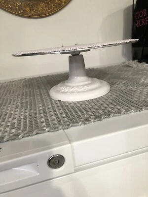 Ateco 612 12 inch Cake Stand - White - Image 1 of 4