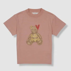 $200 Palm Angels Kids Girl's Pink Love Bear T-shirt Top Size 4 - Picture 1 of 5