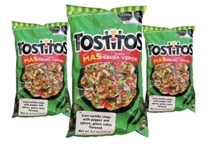 Sabritas Tostitos Salsa Verde BIG 175g 3er Pack Papas Snack Mexikanische Chips - Bild 1 von 4