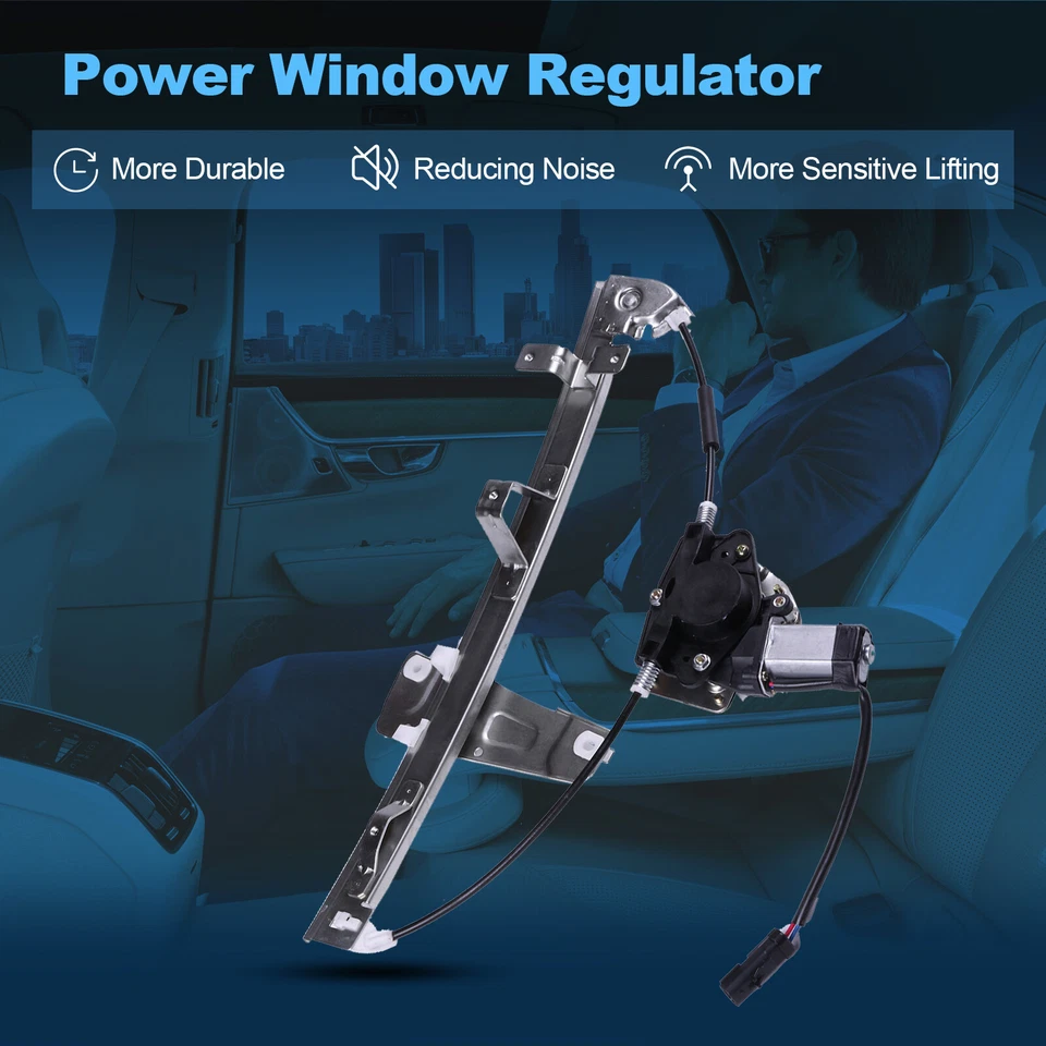 For Jeep Grand Cherokee 2000-1999 Front Driver Side Window Regulator w/ Motor - Image 1 of 4