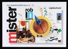 1982 Nike 5 x 7 Poster Cards David Robinson Neighborhood Birthday (1991) HOF