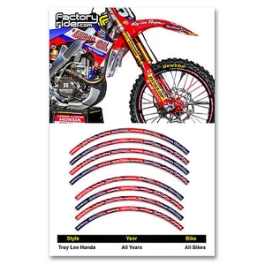 TLD Rim STICKERS Dirt Bike GRAPHICS fit all Bikes - Bild 1 von 5